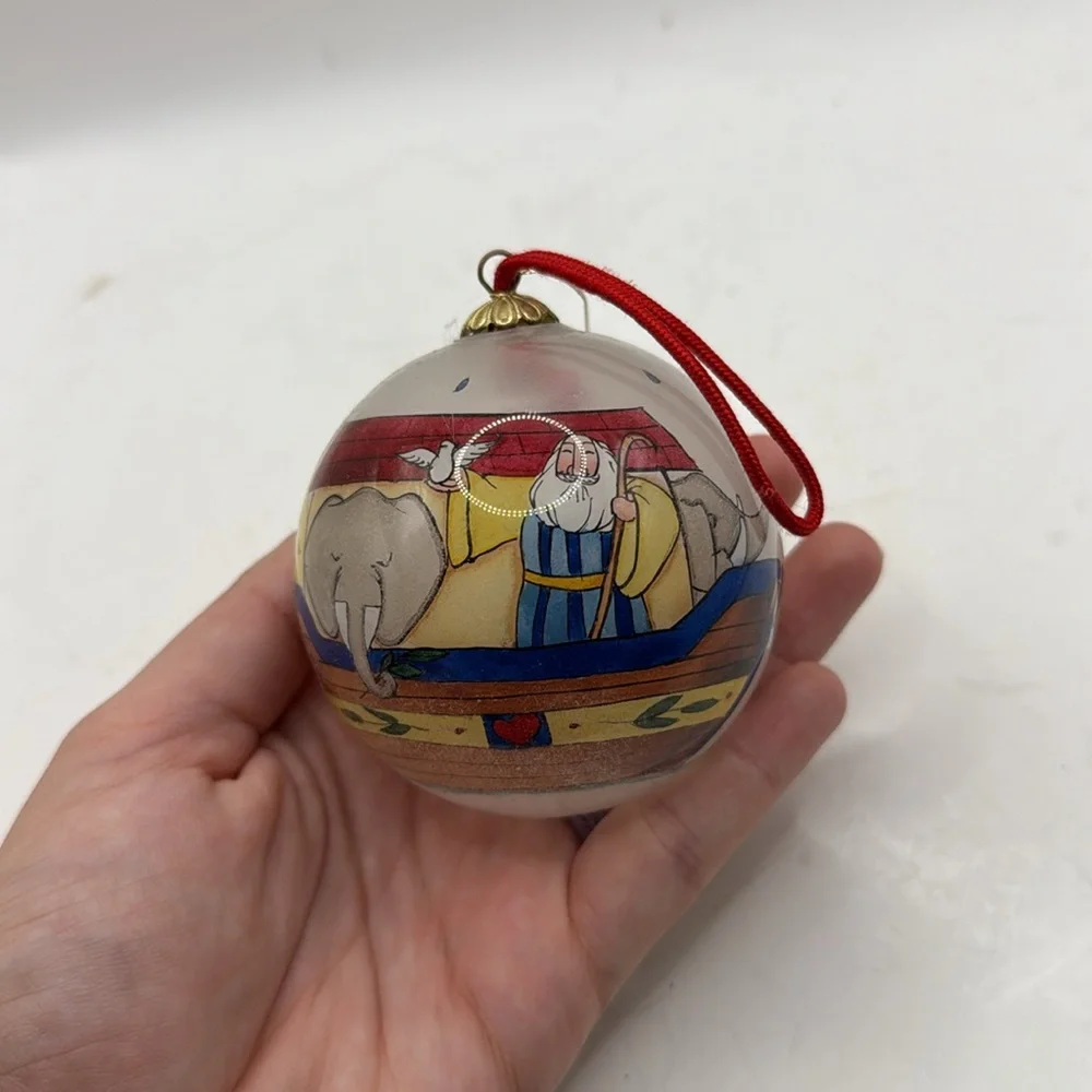 Vintage Noah’s Ark Ornament Elephant Collectible Decor Christmas Holiday